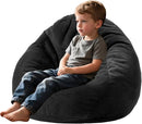 Bean Bag Chairs for Kids Chair Round Sofa Memory Foam Filling Reading Gaming Sofa for Living Room Bedroom by TinyTreasures Baby Boutique
