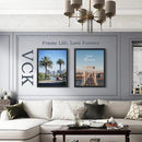 VCK 22x28 Poster Frame Set of 3 - Black,Solid Wood Picture Frames, Textured Exclusive Wall Gallery Frame by CozyNest Decor
