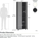 SystemBuild Evolution Kendall 24" Utility Storage Cabinet - White by CozyNest Decor