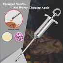 Meat Injector,Turkey Seasoning Injection Kit with 3 Professional Marinade Injector Needles for Grill Smoker BBQ Brisket; Include User Manual, E-Book - Storage Case by GreenHaven Gardens