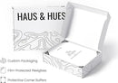 HAUS AND HUES 6x8 White Metal Picture Frames - Photo Frames 6x8 - Features Premium Aluminum, Vertical Hanging, Easel Back for Tabletop, Home, Office (6x8 in, White, Set of 3) by CozyNest Decor