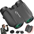 12x32 Compact Binoculars for Adults Kids - Aurosports Small Binoculars for Birdwatching - High Power Easy Focus Lightweight Binocular for Traveling Hunting Cruise Ship Hiking by TinyTreasures Baby Boutique