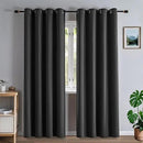 Blackout Curtains 90 Inch Length for Bedroom, Thermal Insulated Blackout Curtains 2 Panels Set, Solid Grommet Privacy Room Darkening Drapes for Living Room Windows(W52 x L90, Dark Grey) by CozyNest Decor