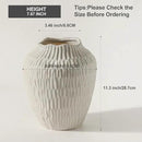 Ceramic Vase for Home Decor,7.8 Inch Flower Vase，Decorative Grey Vases for Pampas Grass，Modern Art Texture for Home Entryway Living Room Dining Table Farmhouse Office Decor-Grey. by GreenHaven Gardens