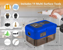 Handheld Steam Cleaner for Home, 2500W High Pressure Steamer for Cleaning, 9-Level Multipurpose Steam Cleaner for Car Floor Upholstery Kitchen Bathroom Grout Tile, 14 Accessories Included, Blue by TinyTreasures Baby Boutique