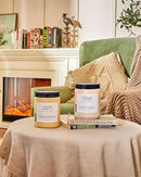 M&SENSE Vanilla Soy Candles, Large 2 Wick Jar Candle 19.4oz, 110 Hours Burning Time, 100% Natural Organic Soy Wax, Relaxing Aromatherapy Scented Candle, Housewarming Gift for Women and Men by CozyNest Decor
