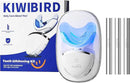 KIWIBIRD Teeth Whitening Kit for Sensitive Teeth – 3 Gel Pens, LED Light with Wireless Charging Case, IPX7 Waterproof, Enamel-Safe at-Home Dental Care Tool by CozyNest Decor