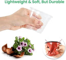 30 Packs 6.7/5/4 Inch Reinforced Clear Nursery Pots with Drainage Hole, Transparent Variety Pack Plastic Plant Pot Seedling Planter Seed Starter Flower by GreenHaven Gardens