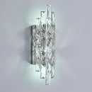 Modern Chrome Crystal Wall Sconce Light Fixtures, Wall Mount Lamps for Bedroom Living Room Bathroom Vanity Mirror by CozyNest Decor