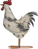 TERESA'S Collections Farmhouse Metal Rooster Garden Statues Decor, 15 Inch Rustic Outdoor Chicken Sculpture Figurines Yard Art for Farm Patio Lawn Kitchen Decorations,Spring Decor, Gift for Mom by GreenHaven Gardens