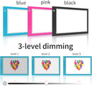 Light Box Drawing Pad, Tracing Board with Type-C Charge Cable and Brightness Adjustable for Artists, AnimationDrawing, Sketching, Animation, X-ray Viewing (A4-P-Blue-New) by TinyTreasures Baby Boutique