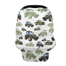Binienty Womens Nursing Cover Breastfeeding Scarf, Truck Tractor Print Baby Car Seat Covers Multi Use Newborn Carrier/Stroller/Shopping Cart, Girl Boy Stroller Cover Gifts by TinyTreasures Baby Boutique