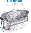Accmor Universal Stroller Organizer with Detachable Phone Bag, Stroller Bag Caddy Organizer Stroller Accessories for Uppababy, Baby Jogger, Nuna, Doona, Britax Strollers by TinyTreasures Baby Boutique