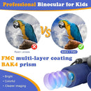 Obuby Real Binoculars for Kids Gifts for 3-12 Years Boys Girls 8x21 High-Resolution Optics Compact Toy Binocular for Bird Watching,Travel, Camping by TinyTreasures Baby Boutique