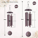 ASTARIN 36" Large Deep Tone Personalized Sympathy Wind Chimes, Memorial Wind Chime for Loss of Mother Father Loved One, Bereavement Gifts Decor Outdoor Patio Garden Graveyard by CozyNest Decor
