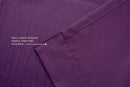 MIUCO Room Darkening Textured Grommet Window Treatment Blackout Curtains for Bedroom 2 Panels 52x95 Inch Purple by TinyTreasures Baby Boutique