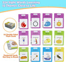 MAYAPHILOS Spanish and English Pocket Speech Therapy Toys with 224 Sight Words, Bilingual Flashcards for Preschool Learning, Gifts for Toddlers by TinyTreasures Baby Boutique