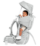 Vandra™ Glacier - Scandinavian Hiking Baby Carrier Backpack - Gravity Lock™ Hard-Shell Frame - Nest Child Carrier for Toddler & Kids - Dust Bag, Alu Tag & More Included by TinyTreasures Baby Boutique