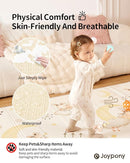 Baby Play Mat, 79" X 71" X 0.6" Extra Large & Thick Reversible Foldable Play Mats for Babies and Toddlers, Anti-Slip Portable Baby Floor Mat for Tummy Time, Baby Mat for Floor with Travel Bag by TinyTreasures Baby Boutique