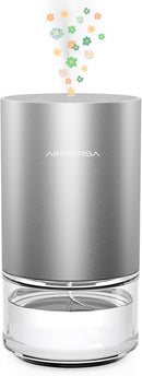 Essential Oil Diffuser Waterless Aromatherapy Diffusers for Home Large Room, Bedroom, Car, Office, Desk, Battery Operated, Small Diffuser for Pure Scent, 100mL Capacity, AN9 (Space Grey) by TinyTreasures Baby Boutique