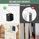 Ultra Thin Cabinet Door Magnets Catch,Magnetic Door Catch,Cabinet Latch Magnetic Closures for Kitchen Closet and Cupboard Wardrobe (Black Magnetic 4P) by TinyTreasures Baby Boutique