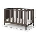 Child Craft London 4-in-1 Convertible Crib, Baby Crib Converts to Day Bed, Toddler Bed and Full-Size Bed, 3 Adjustable Mattress Positions, Non-Toxic, Baby Safe Finish (Dapper Gray) by TinyTreasures Baby Boutique