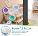 LiKee Strong Suction Cup Fidget Rotating Sensory Bath Toys for Baby 12 18 Months Airplane Car Travel Table & Window Toys for 1 2 Years Old Toddler Boys and Girls (Space-1) by TinyTreasures Baby Boutique