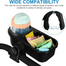 Accmor Stroller Cup Holder with Tray, Universal Cup Holder, Bike Bottle Holder, 360° Rotatable Large Caliber Drinks Holder for Stroller, Bike, Wheelchair, Walker by TinyTreasures Baby Boutique