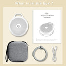Portable White Noise Sleep Sound Machine for Home and Travel. Perfect for Your Sleeping Baby with a dimmable Night Light and Long Battery Life. Baby Essential Adult/Child Lock Feature by TinyTreasures Baby Boutique