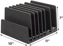 Executive Dark Gray 7 Slot Organizer by MobilevisionUS