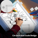 A3 LED Light Box for Tracing, elice Artist Drawing Lightbox Light Table Light Pad Light Copy Board, Up to 8000 Lux Super Bright Lightpad for Cricut Weeding Vinyl, Diamond Painting, Sketching (White) by TinyTreasures Baby Boutique