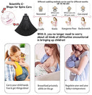 Baby Sling Carrier - Adjustable Baby Sling 2025 Upgraded Toddler Sling Comfortable Baby Wrap Carriers Ergonomic-Designed, Travel Friendly Carrying 10-45 Lbs(Black) by TinyTreasures Baby Boutique