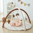 Razee Baby Gym Mat Infant Activity Gym Mudcloth Baby Activity Center with Play Mat with 5 Toys for Babies as Shower Use by TinyTreasures Baby Boutique