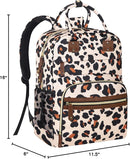 Diaper Bag Backpack Tote for Women Large Capacity, Baby with Insulated Pockets Multifunctional Bags For Girl Boy Waterproof Boys Girls Mama Maternity Travel Leopard by TinyTreasures Baby Boutique