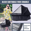 Baby Mosquito Net for Infant Car Seats,Infant Stroller and Bassinets, Carrier,Breathable with Elastic Netting for Easy Fitting, Portable Durable & Long Lasting Infant Insect Shield Netting (Black by TinyTreasures Baby Boutique