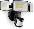 Onforu 75W LED Motion Sensor Outdoor Lights, Dusk to Dawn Flood Light Outdoor Motion Sensor, Hardwired Security Lights Floodlights Outside 7500LM 6500K Daylight IP65 Waterproof (Black) by GreenHaven Gardens