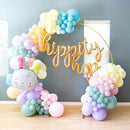 130pcs Pastel Balloons Different Sizes 18" 12" 10" 5" Macaron Latex Balloon Garland Arch Kit for Birthday Easter Baby Shower Graduation Wedding Gender Reveal Anniversary Party Decorations by CozyNest Decor