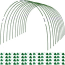 MAXPACE Greenhouse Hoops for DIY Grow Tunnels Less Than 2.7ft Wide, Rust-Free Fiberglass Support Hoops Frame for Garden Fabric, Plant Support Garden Stakes, Gardening Supplies, 50pcs by GreenHaven Gardens