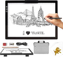 KOBAIBAN Wireless A4 Light Pad with Carry Bag, Innovative Stand, Top Clip, Stepless/ 6-Level Dimmable Brightness Rechargeable tracing Light Box/Board for Cricut Vinyl, Weeding Tool, Diamond Painting by TinyTreasures Baby Boutique