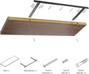 Wall Shelf Set of 2, Walnut Floating Shelves 24 in W x 10 in D x 1 in H, Wooden Floating Wall Shelf with Invisible Brackets for Living Room/Bedroom/Bathroom/Kitchen Storage and Decor by CozyNest Decor
