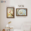 VCK 12x18 Picture Frame 3 Pack, Brown Wood Poster Frame with Exclusive Wood Grain, Wall Mounting Hanging by CozyNest Decor