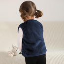 Baby Boys Girls Fleece Vest Zip Up Cute Bear Jackets Fuzzy Fall Winter Warm Clothes Newborn Outwear for Toddler Infant by TinyTreasures Baby Boutique