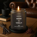 Smoke ＆ Vanilla Candle, 9oz Scented Candle for Men, Scented Candles for Home, Gifts for Men, Personalized Blessing Minimalist Men's Gifts by CozyNest Decor