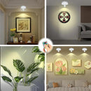 Cordless Spotlight Battery Powered, LED Accent Lighting with Remote and Timer, Display Puck Lights, Stick Uplight for Tree Portrait Gallery Picture Dartboard Painting Art Photo Plant by CozyNest Decor