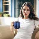 vancasso STARRY Coffee Mugs Set, 16 oz Ceramic Coffee Cups for Americano Hot Tea Iced Coffee Cold Brew Cocoa Milk Stoneware Mugs Set of 6, Dishwasher & Microwave Safe, Blue by CozyNest Decor