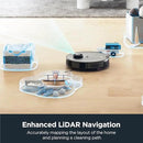 Eureka Robot Vacuum with Bagless Self Emptying Station, Robotic Vacuum Cleaner, 45-Day Capacity, 3000Pa Suction, LiDAR Navigation, NER E10s BK by CozyNest Decor