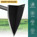 Hoe Garden Tool, Triangle Hoe Gardening Weeding Tool, 72" Long Handle Heavy Duty Manual Weeder Gardening Hand Tools for Weeding, Digging, Loosening Soil by GreenHaven Gardens