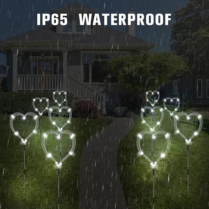 8 Pack Outdoor Solar Garden Lights, Firework Lights Solar Powered 8 Modes, Solar Landscape Lamp Outside Decor with Remote Control,120 LED Waterproof DIY String Lights for Yard Pathway Decoration, photo 3 of 6