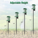Bird Feeder Pole, 76in Adjustable Bird House Pole for Outdoors, Heavy Duty Smart Feeder Pole Mount Kit for Feeders, Birdhouse, Weather Station, Birdwatching by GreenHaven Gardens