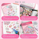 20 Sets DIY 3D Sticker Scenes for Adults with Tweezer, Kawaii 3D House Miniature Sticker Therapy, Make Your Own Mini Room Scene Collection Book for Adult Kids Relief Stress Pass The Time by TinyTreasures Baby Boutique